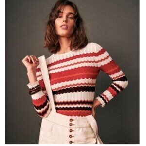 SEZANE Abriel Knit Pullover  SZ M , like new